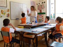 Classe della scuola primaria Aula scuola primaria.