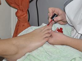 Pedicure estetica.